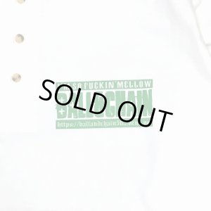 画像3: Lサイズラスト1枚で終了 FUCKIN' MELLOW CLOTHING / Boxlogo ヘンリーネック 長袖 Tシャツ WHITE