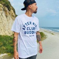 FUCKIN' MELLOW CLOTHING / "AFTER9 x CLUB BUDDHA" designed by PICTURE MOUSE Tシャツ WHITE