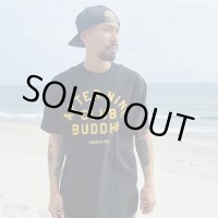 FUCKIN' MELLOW CLOTHING / "AFTER9 x CLUB BUDDHA" designed by PICTURE MOUSE Tシャツ BLACK