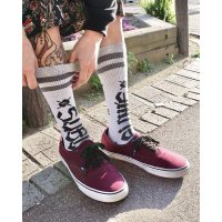 MERGE4 SOCKS / SUBLIME - CHAZ TAG WHITE ソックス