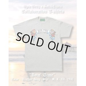 画像1: 2XLラスト1枚で終了 "OPIE ORTIZ x BALL&CHAIN" / Doin Time コラボTシャツ ヘザーグレー