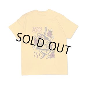 画像2: XLサイズラスト1枚で終了 FUCKIN' MELLOW CLOTHING / "KARMA SHARK" designed by illsynapse Tシャツ GOLD
