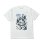 画像2: Mサイズラスト1枚で終了 FUCKIN' MELLOW CLOTHING / "KARMA SHARK" designed by illsynapse Tシャツ WHITE (2)