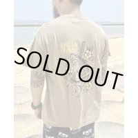 Mサイズラスト1枚で終了 FUCKIN' MELLOW CLOTHING / "KARMA SHARK" designed by illsynapse Tシャツ PRAIRIE DUST