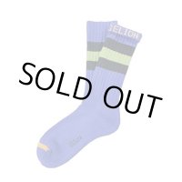 30％OFF ラスト1足で終了 RADIO EVA × ching&co. / EVA-01 NEW SKATER SOCKS PURPLE