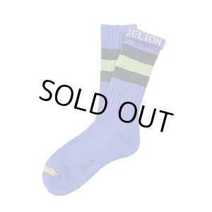 画像1: 30％OFF ラスト1足で終了 RADIO EVA × ching&co. / EVA-01 NEW SKATER SOCKS PURPLE