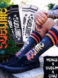 MERGE4 SOCKS / SUBLIME - CHAZ TAG MULTI ソックス