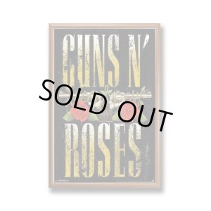 画像2: ラスト1枚で終了 GUNS N' ROSES / Stacked Logo ポスター (84cm x 57cm)