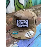 ラスト2枚で終了 DGWD / GUN TALK スナップバックメッシュキャップ DESERT CAMO