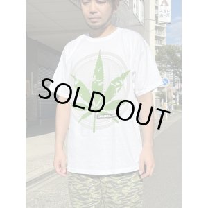 画像1: Lサイズラスト1枚で終了 SUBLIME / Giant Pot Leaf 420 Tシャツ