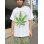 画像1: Lサイズラスト1枚で終了 SUBLIME / Giant Pot Leaf 420 Tシャツ (1)