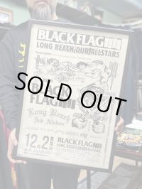 "11000円以上お買い上げの方限定" BALL&CHAIN "Green Thumb" BLACKFLAG / LONG BEACH DUB ALLSTARS 2023 Japan Tour 名古屋 artwork by PICTURE MOUSE イベントポスター