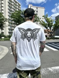 Lサイズラスト2枚で終了 LONGBEACH DUB ALLSTARS / Butterfly 半袖 Tシャツ WHITE