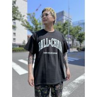 FUCKIN' MELLOW CLOTHING / Long Beach Posse artwork by PICTURE MOUSE 半袖 Tシャツ BLACK