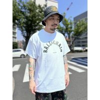 FUCKIN' MELLOW CLOTHING / BALL&CHAIN artwork by PICTURE MOUSE 半袖 Tシャツ WHITE