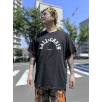 FUCKIN' MELLOW CLOTHING / BALL&CHAIN artwork by PICTURE MOUSE 半袖 Tシャツ BLACK