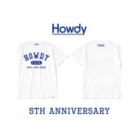 HOWDY / College Tシャツ ホワイト