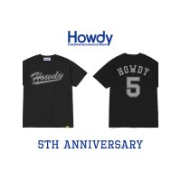 HOWDY / No.5 Tシャツ ブラック