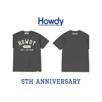 HOWDY / College Tシャツ インクブラック