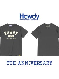 HOWDY / College Tシャツ インクブラック