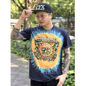 画像1: 送料無料 Mサイズラスト1枚で終了 カリフォルニア買付アイテム SUBLIME / Tie Dye Sun Tシャツ