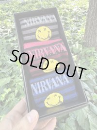 ラスト1箱で終了 NIRVANA / Smile Logo オリジナルボックス入り 靴下3足セット