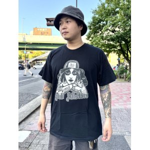 画像2: LONG BEACH DUB ALLSTARS / Tattoo Girl Artwork by Opie Ortiz Tシャツ ブラック