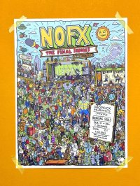 送料無料 ラスト5枚で終了  NOFX / Where's NOFX Day1 ポスター