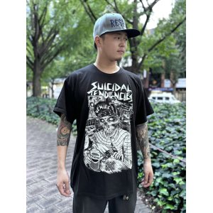 画像2: SUICIDAL TENDENCIES / Skater Skull Tシャツ ブラック