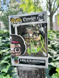 送料無料 B-REAL直筆サイン入り ラスト3個で終了 CYPRESS HILL / DR.GREEN THUMB FUNKO POP! フィギュア