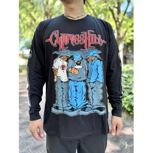 画像1: 送料無料 CYPRESS HILL / Blunted 長袖Tシャツ ブラック