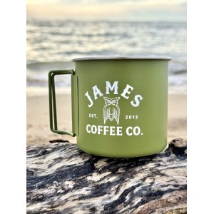 画像2: 送料無料 4個限定入荷 JAMES COFFEE / Camp マグカップ ミリタリーグリーン