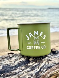 送料無料 4個限定入荷 JAMES COFFEE / Camp マグカップ ミリタリーグリーン