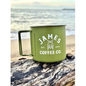 画像1: 送料無料 4個限定入荷 JAMES COFFEE / Camp マグカップ ミリタリーグリーン