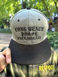 FUCKIN' MELLOW CLOTHING / Long Beach Posse スナップバックキャップ グレー/ブラック