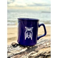 送料無料 3個限定入荷 JAMES COFFEE / 10 oz. Cobalt Owl マグカップ