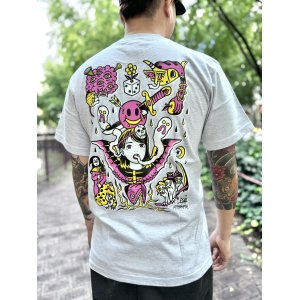 画像1: ILLSYNAPSE / Daydreamer Tシャツ グレー