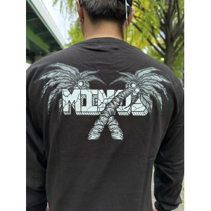 画像2: 送料無料 Lサイズ限定1枚のみ MINOS / X Palm Tree 長袖Ｔシャツ ブラック