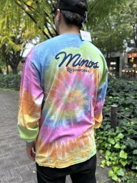 送料無料 MINOS / LS Taco De Minos タイダイ 長袖Ｔシャツ パステル