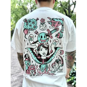 画像2: ILLSYNAPSE / Daydreamer Tシャツ ホワイト