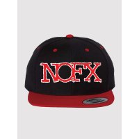 12月11日23:59分締切 予約注文 送料無料 NOFX / Logo スナップバックキャップ ブラック/レッド