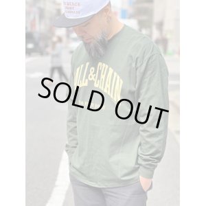 画像2: 送料無料 XLラスト1枚で終了 FUCKIN' MELLOW CLOTHING / Long Beach Posse Artwork by PICTURE MOUSE 長袖Ｔシャツ FOREST GREEN