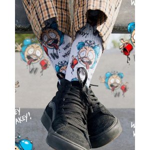 画像1: ラスト1足で終了 MERGE4 SOCKS / STIVE CABALLERO - Wakey Wakey ソックス