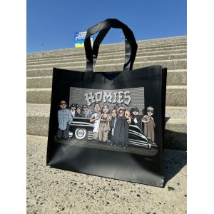 画像1: DGA x HOMIES / Black トートバッグ