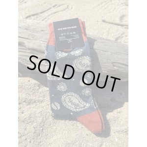 画像4: ラスト1足でSOLDOUT SEVEN SEAS ROASTING CO / PAISLEY ORIGINAL ソックス ネイビー