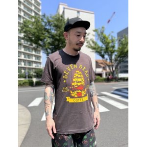 画像2: 送料無料 Lサイズ限定1枚のみ SEVEN SEAS ROASTING CO / San Diego's Coffee Flagship Tシャツ