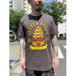 画像3: 送料無料 Lサイズ限定1枚のみ SEVEN SEAS ROASTING CO / San Diego's Coffee Flagship Tシャツ