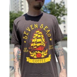 画像4: 送料無料 Lサイズ限定1枚のみ SEVEN SEAS ROASTING CO / San Diego's Coffee Flagship Tシャツ