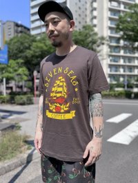 送料無料 Lサイズ限定1枚のみ SEVEN SEAS ROASTING CO / San Diego's Coffee Flagship Tシャツ