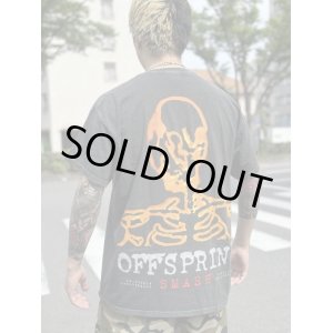 画像1: 送料無料 カリフォルニア買付アイテム THE OFFSPRING / Smash 顔料染め 古着加工 Tシャツ